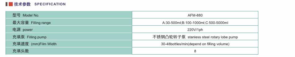 技术参数